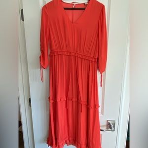 Scotch and soda size small dress, color, orange